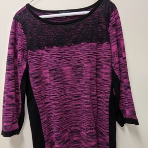 The Limited Pink and black sweater - Size XL